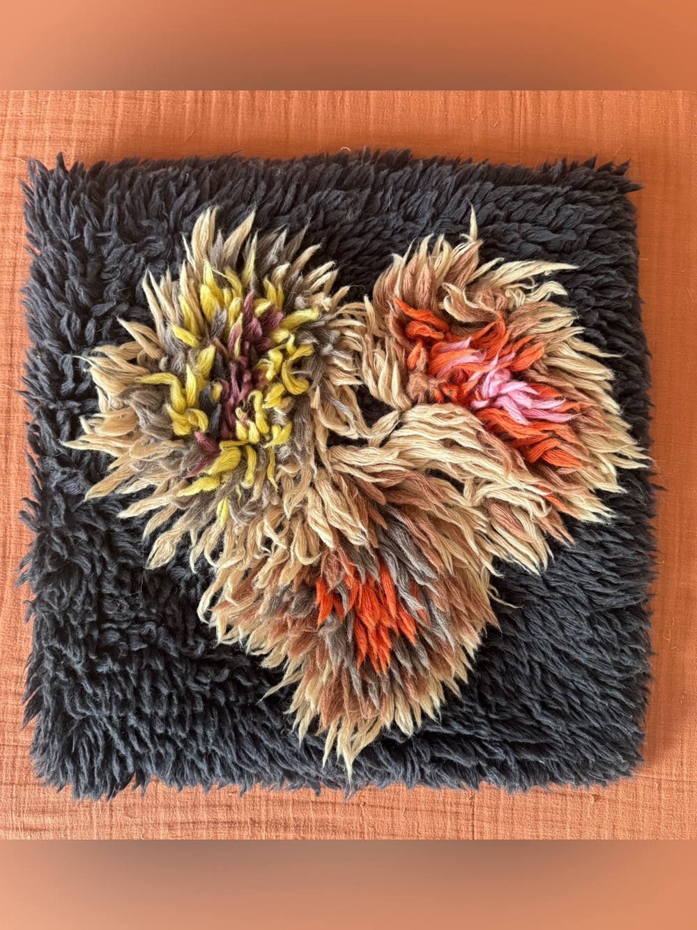 Natural Life shag pillow cover